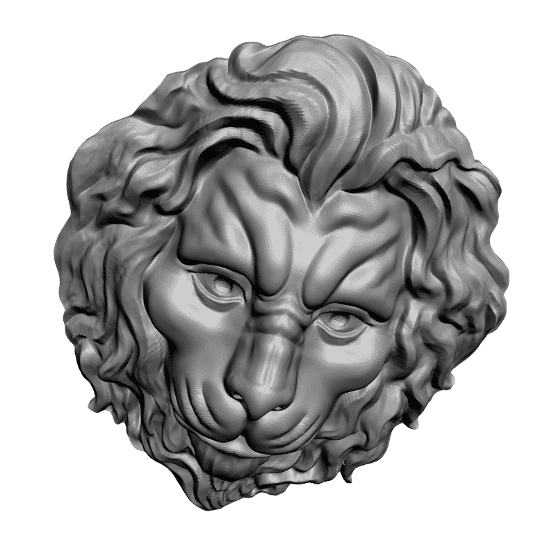 картинка Лев F1-065 3D-STL.COM