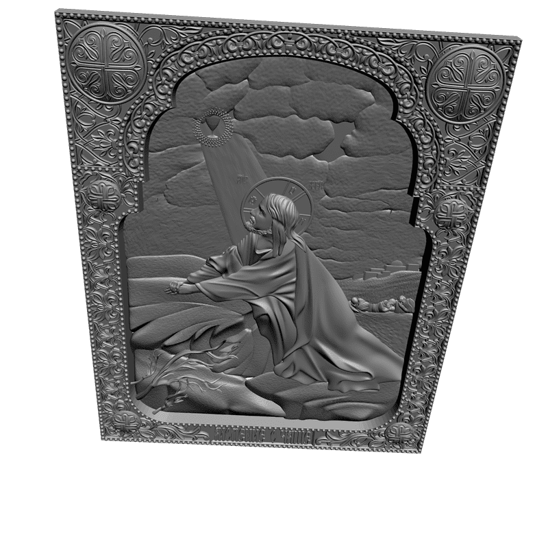 картинка Моление о чаше V3-091 3D-STL.COM