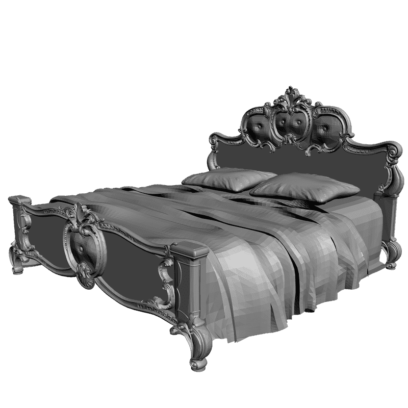 картинка Кровать M4-041 3D-STL.COM