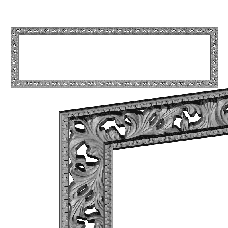картинка Рамка резная D14-007 3D-STL.COM