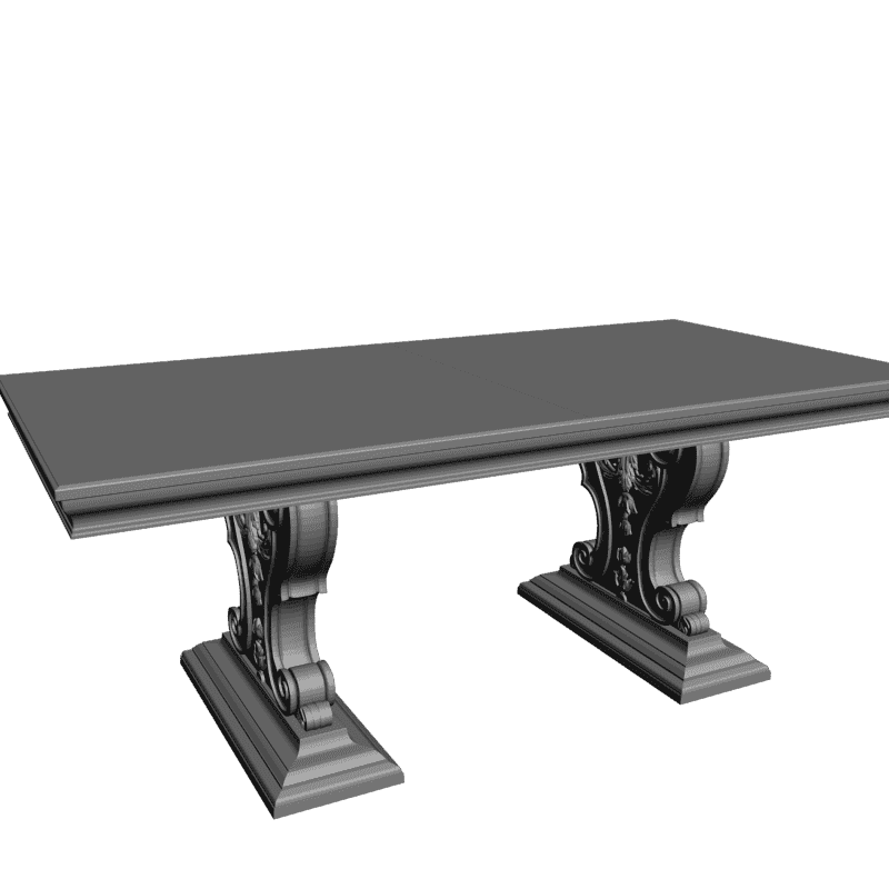картинка Прямоугольный стол M8-050 3D-STL.COM