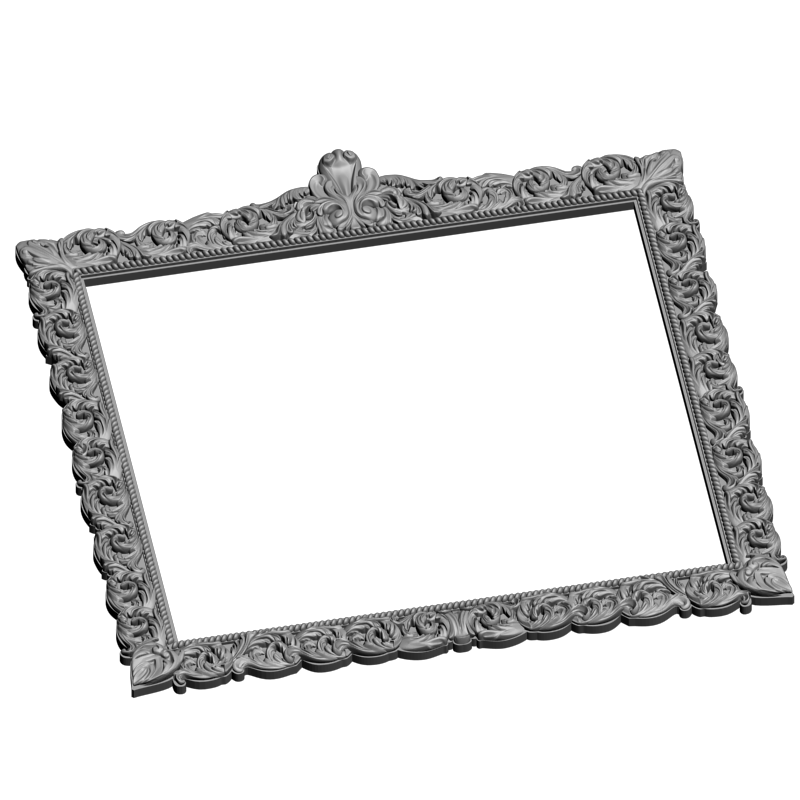 картинка Рамка резная D14-598 3D-STL.COM