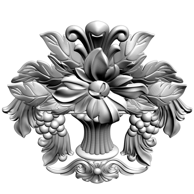картинка Накладка резная D10-309 3D-STL.COM