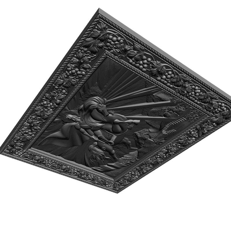 картинка Георгий Победоносец V3-015 3D-STL.COM