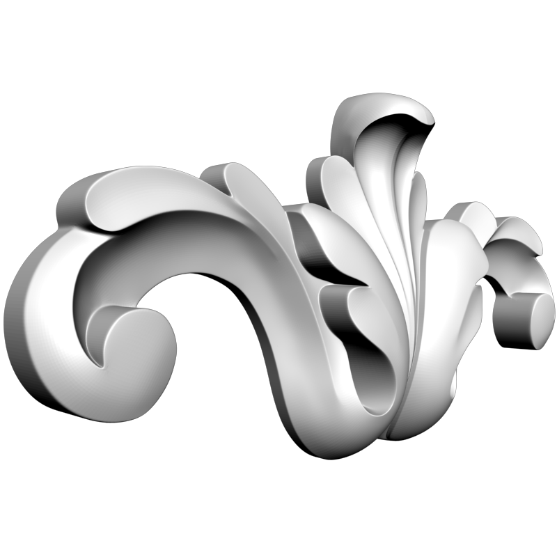 картинка Накладка резная D10-291 3D-STL.COM