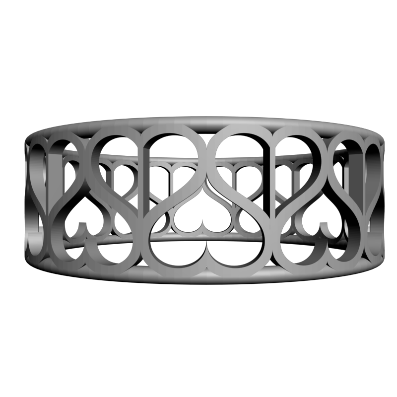 картинка Сердечный Браслет RY1-025 3D-STL.COM