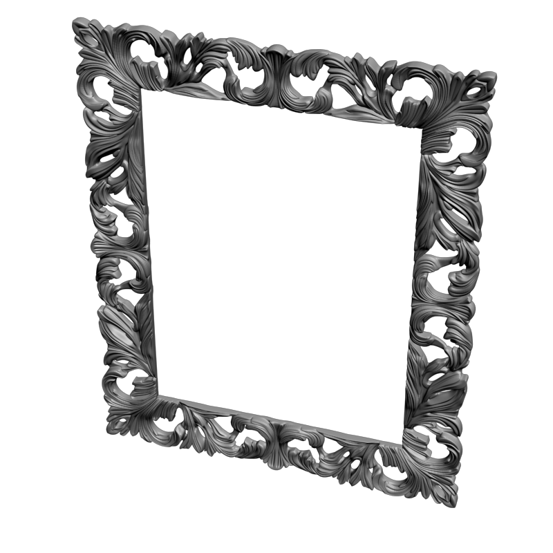 картинка Рамка резная D14-635 3D-STL.COM