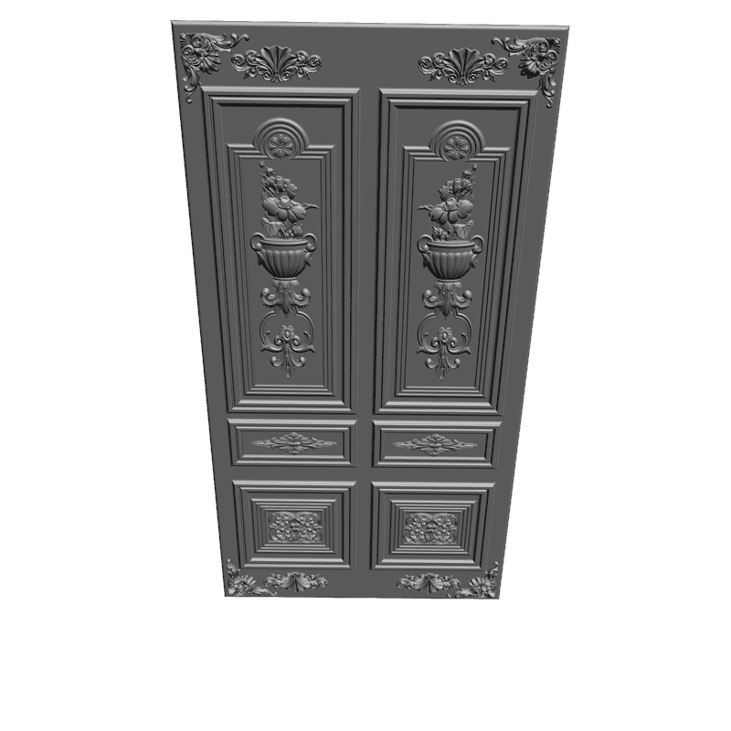 картинка Дверь резная H3-019 3D-STL.COM