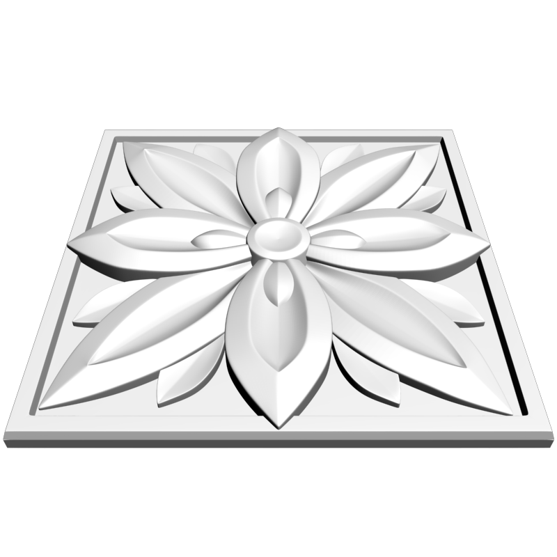 картинка Розетка резная D16-309 3D-STL.COM