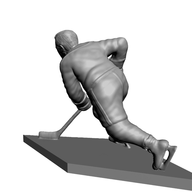картинка Хоккеист L3-026 3D-STL.COM