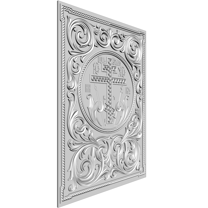 картинка Панель с крестом V9-111 3D-STL.COM