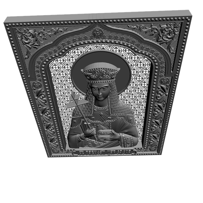 картинка Святая равноапостольная царица Елена V3-170 3D-STL.COM