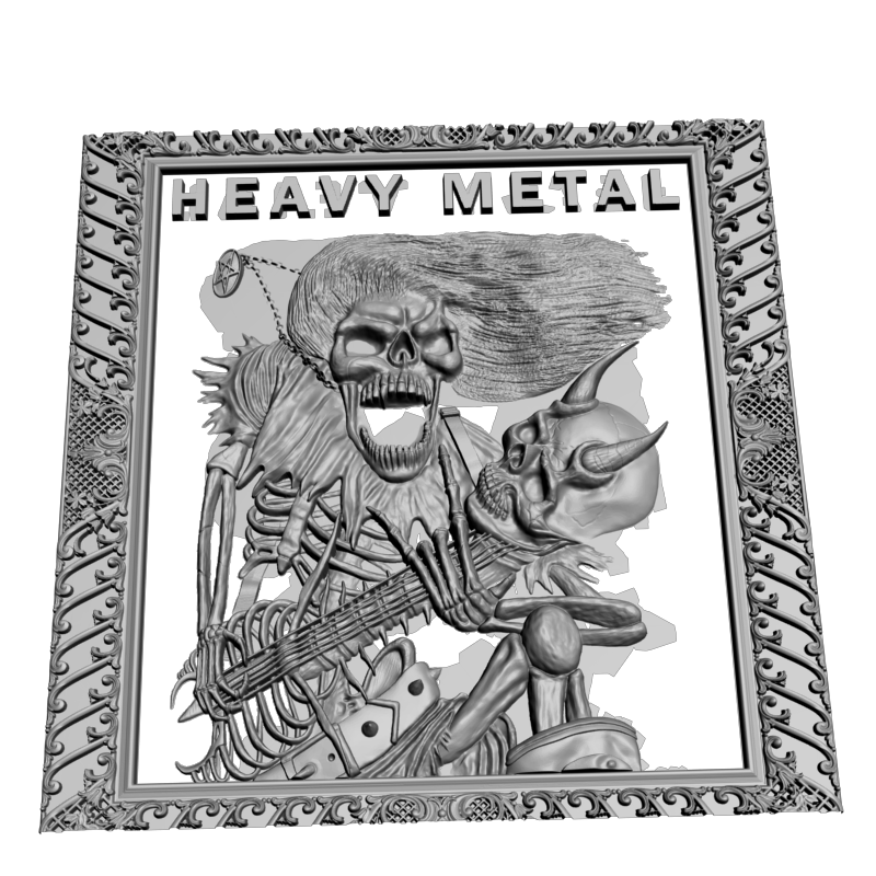 картинка HEAVY METAL P4-395 3D-STL.COM