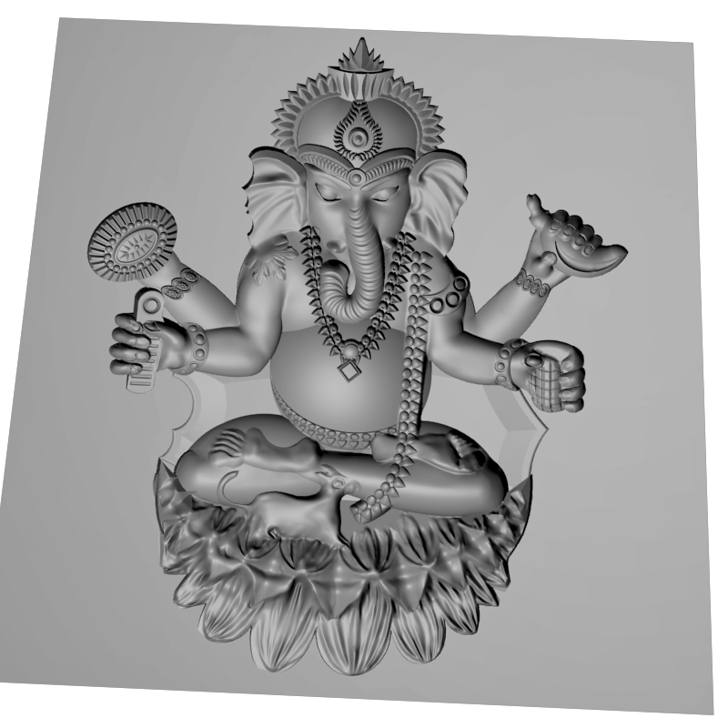 картинка Индийская тематика Ганеша V9-144 3D-STL.COM