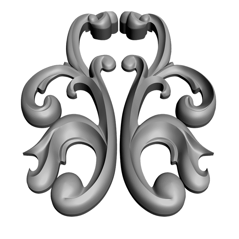 картинка Накладка резная D10-191 3D-STL.COM