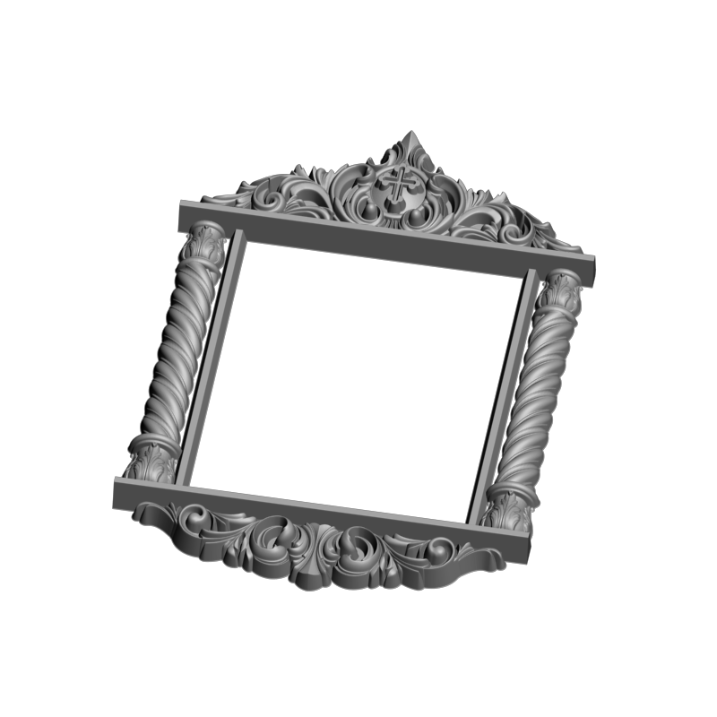 картинка Рама резная D14-558 3D-STL.COM