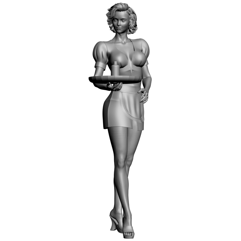 картинка Красивая девушка L3-194 3D-STL.COM