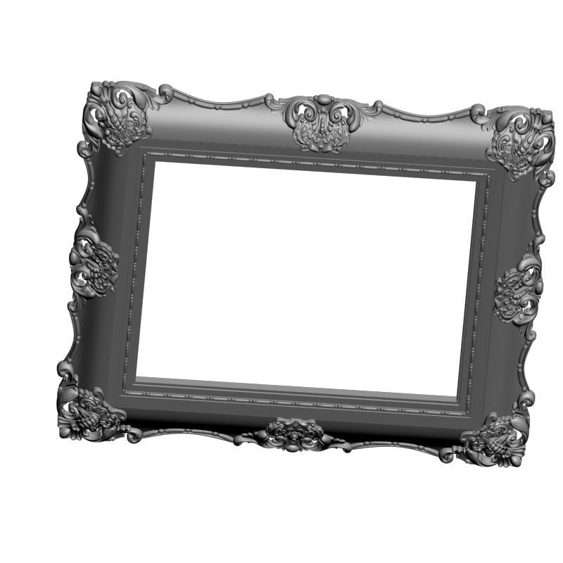 картинка Рама резная D14-543 3D-STL.COM