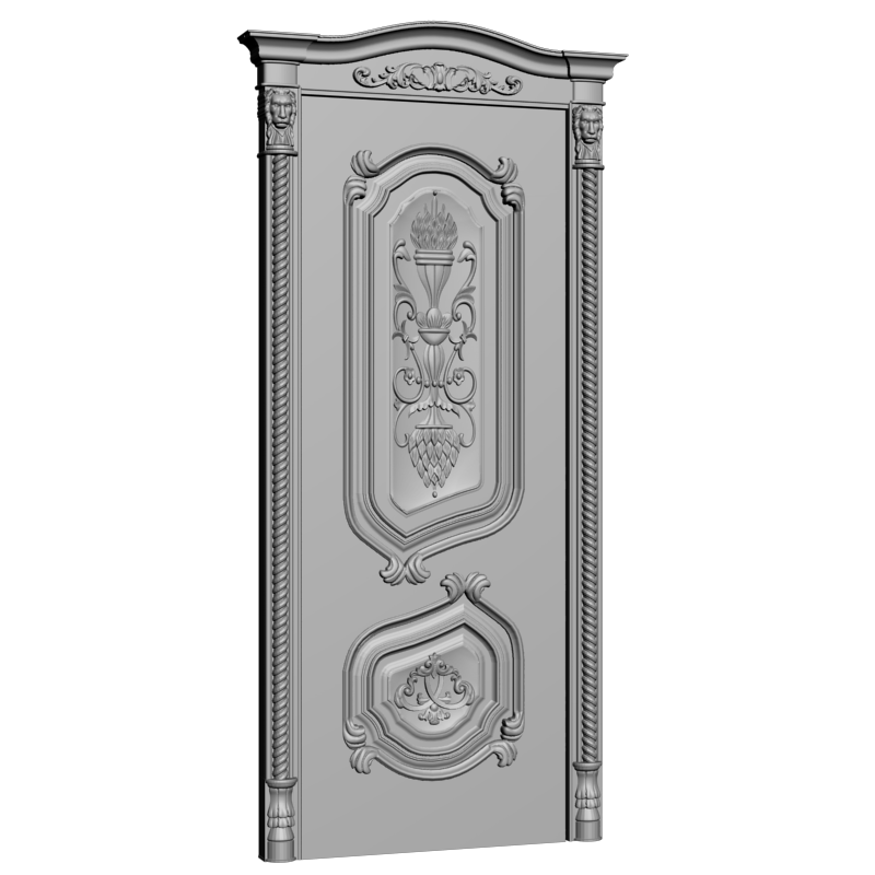 картинка Двери резные H3-061 3D-STL.COM