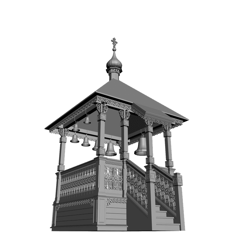 картинка Звонница V9-023 3D-STL.COM
