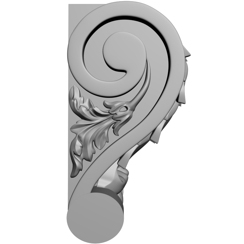 картинка Кронштейн резной D9-193 3D-STL.COM