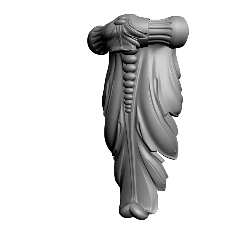 картинка Кронштейн резной D9-195 3D-STL.COM