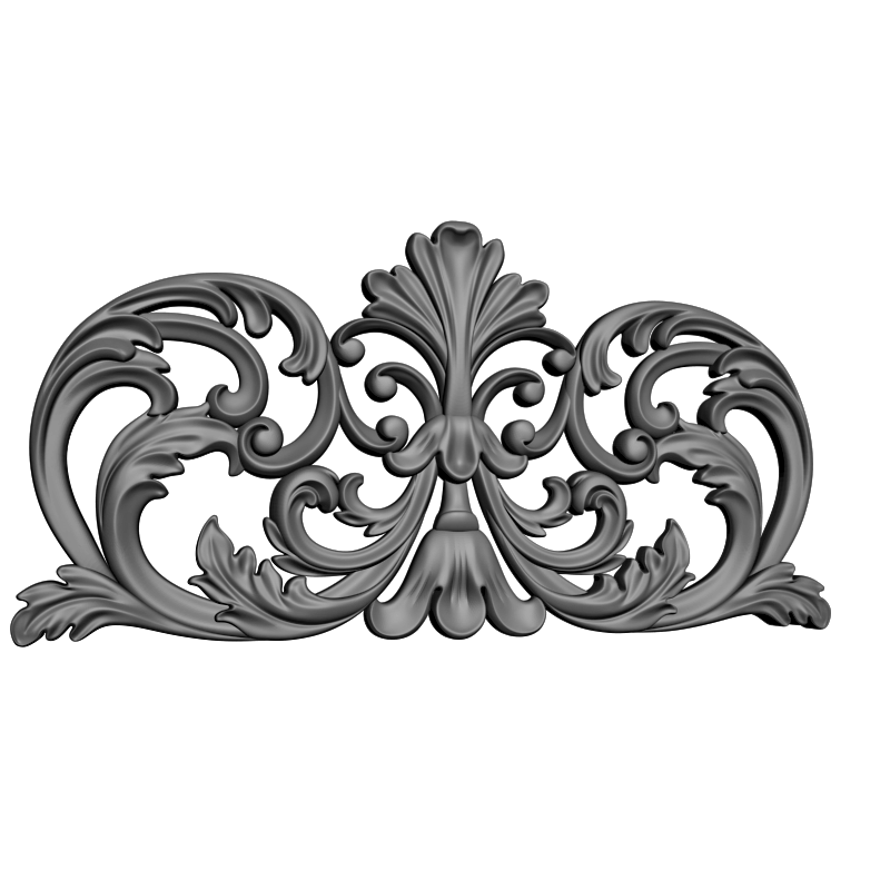 картинка Накладка декоративная рамная D10-393 3D-STL.COM