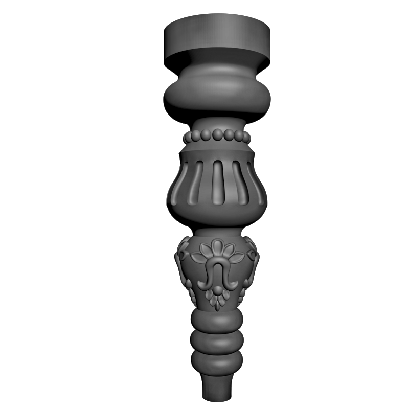 картинка Ножка мебельная M6-101 3D-STL.COM
