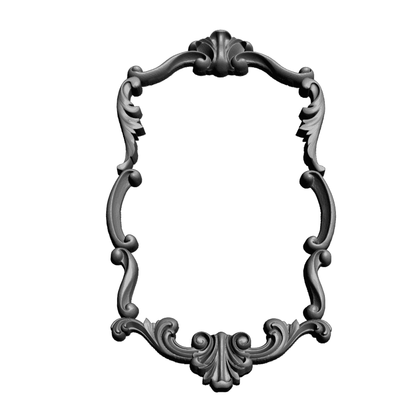 картинка Рама под зеркало D14-363 3D-STL.COM