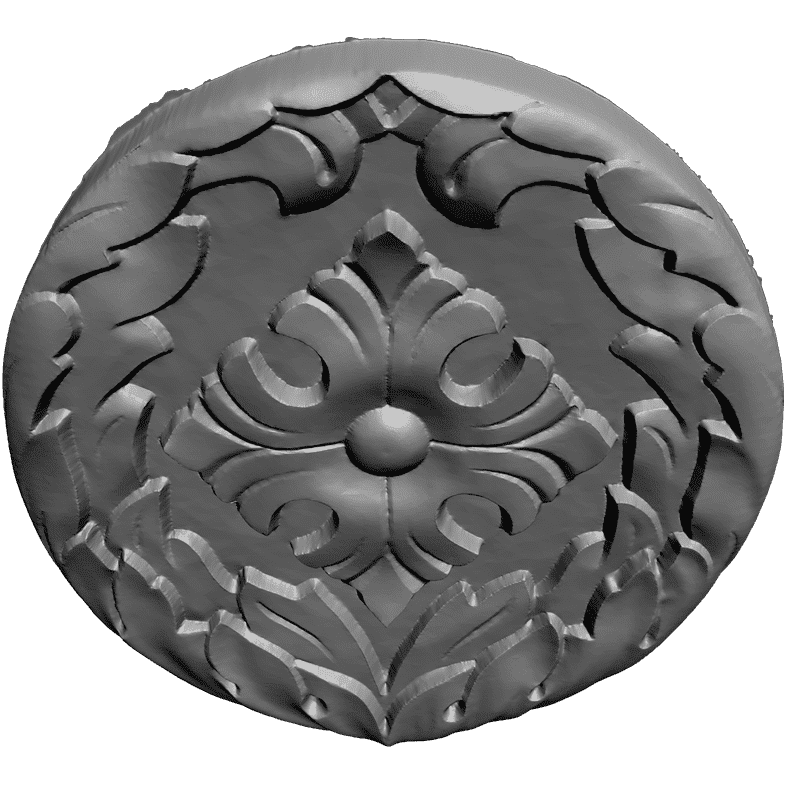 картинка Розетка резная D16-116 3D-STL.COM