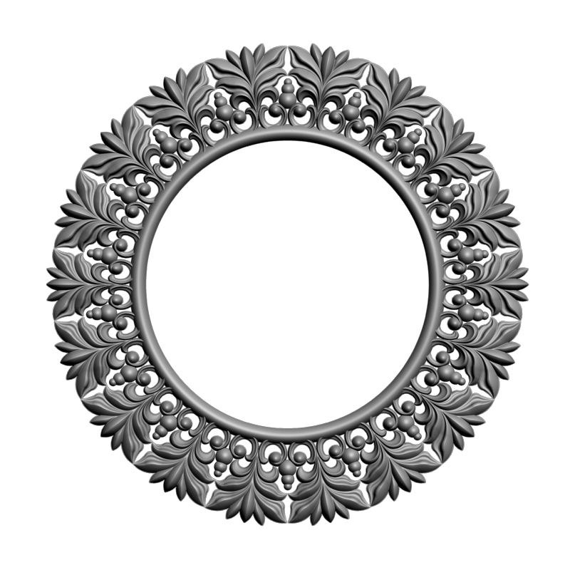 картинка Рама резная D14-530 3D-STL.COM