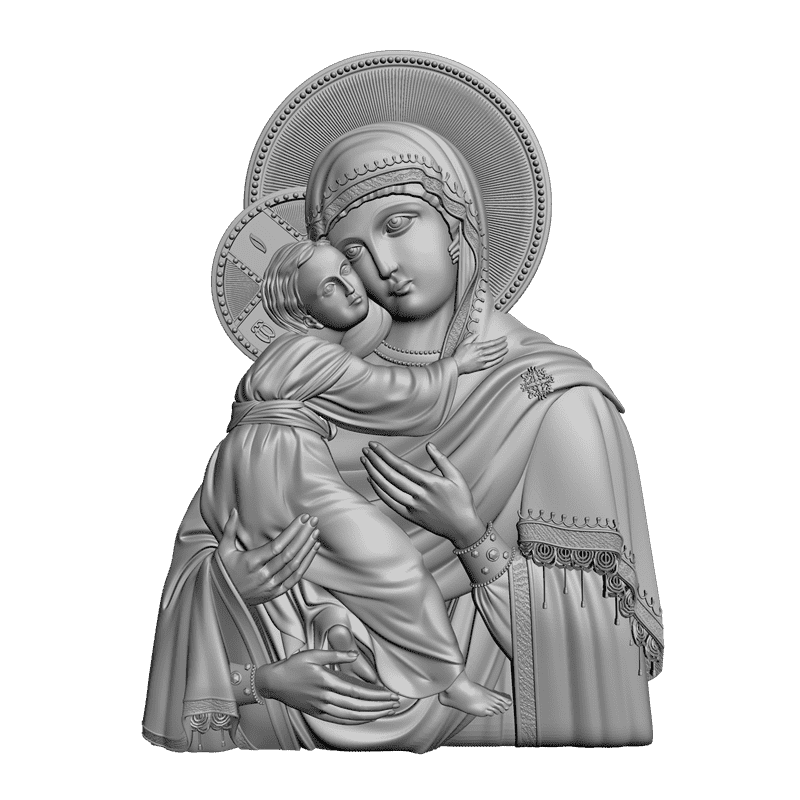 картинка Богоматерь V6-048 3D-STL.COM