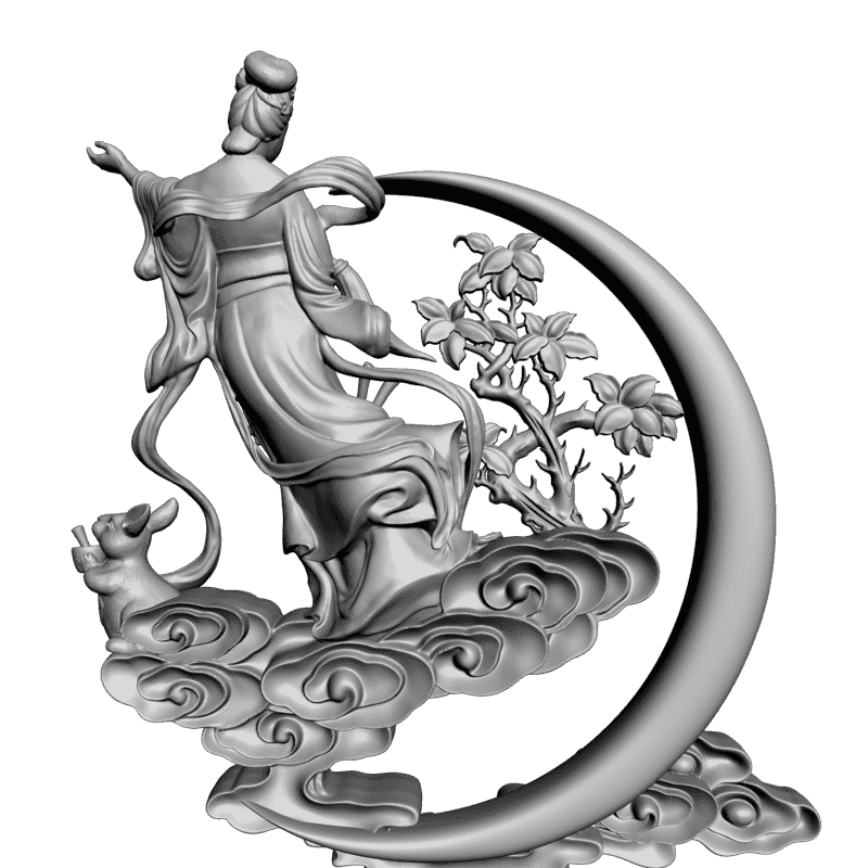 картинка Фея и белочка L3-125 3D-STL.COM