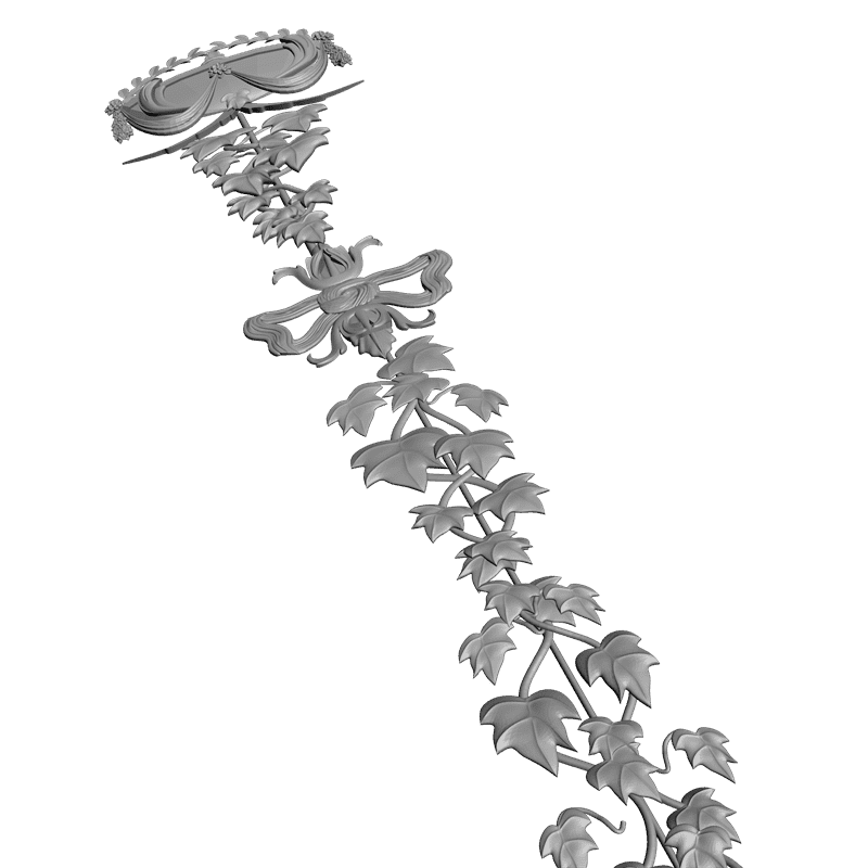 картинка Накладка резная D10-082 3D-STL.COM