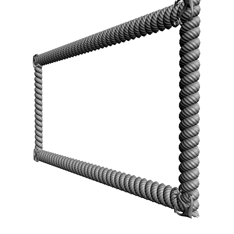 картинка Рама с якорями для нард D14-390 3D-STL.COM