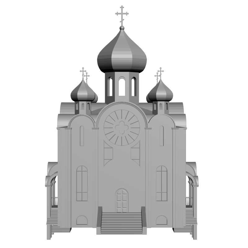 картинка Храм H1-039 3D-STL.COM