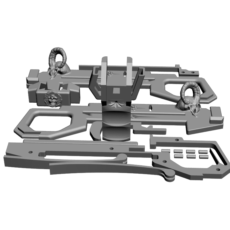 картинка Арбалет подетально RO3-020 3D-STL.COM