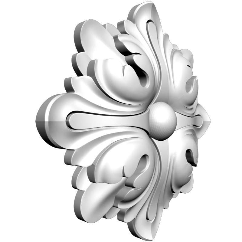 картинка Розетка резная D16-320 3D-STL.COM
