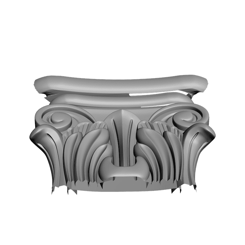 картинка Капитель D6-043 3D-STL.COM