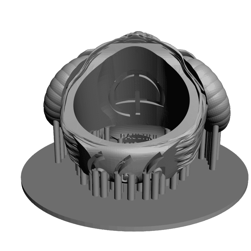картинка Кольцо с опорами RY2-079 3D-STL.COM