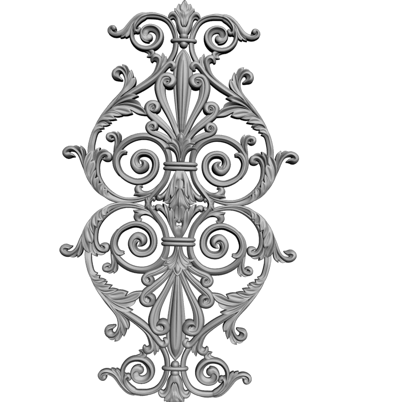 картинка Накладка резная D10-254 3D-STL.COM