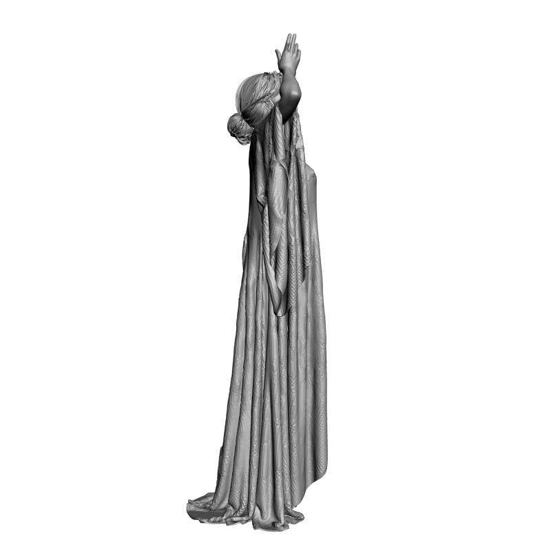 картинка Девочка-Ангел L3-408 3D-STL.COM