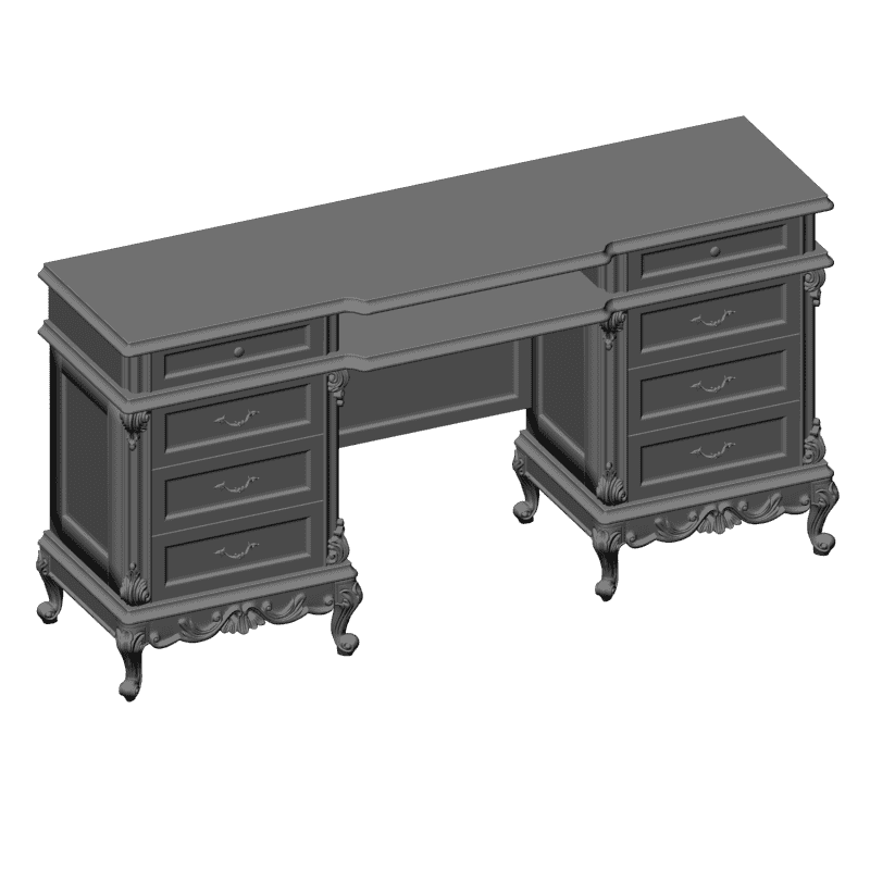 картинка Стол письменный M8-101 3D-STL.COM