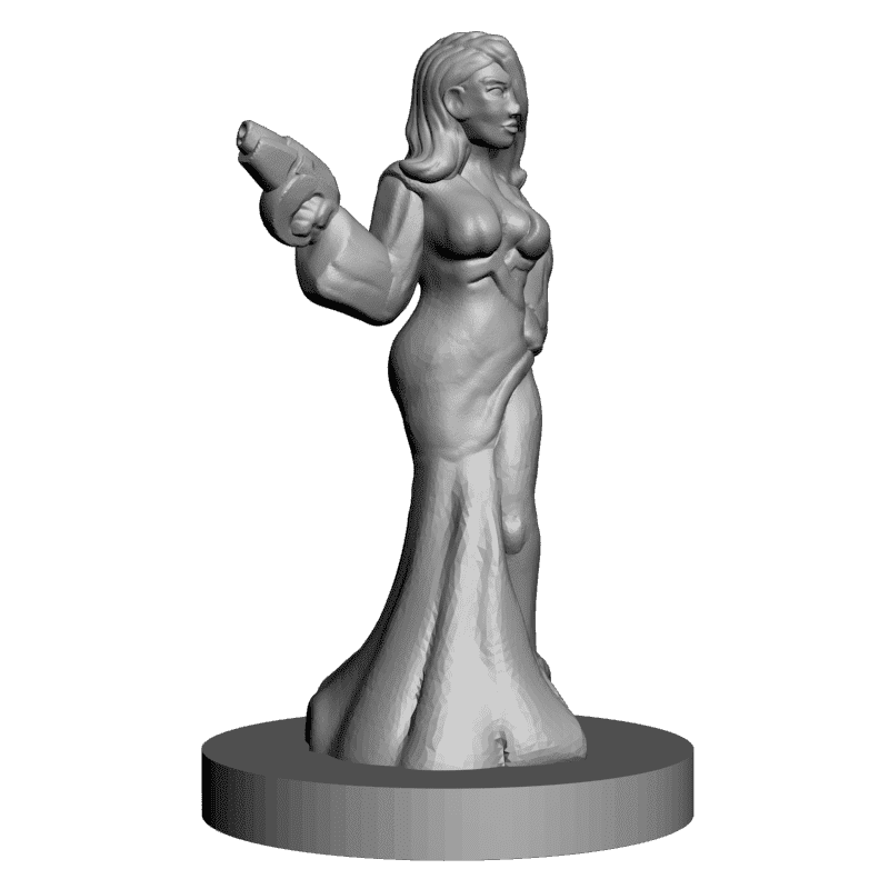 картинка Красивая девушка L3-249 3D-STL.COM