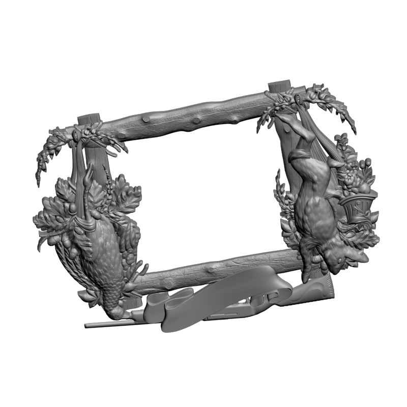 картинка Рама резная D14-475 3D-STL.COM