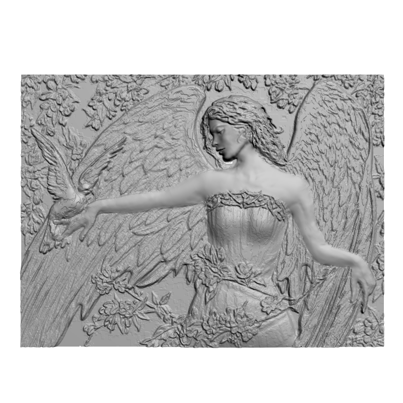 картинка Ангел V1-079 3D-STL.COM