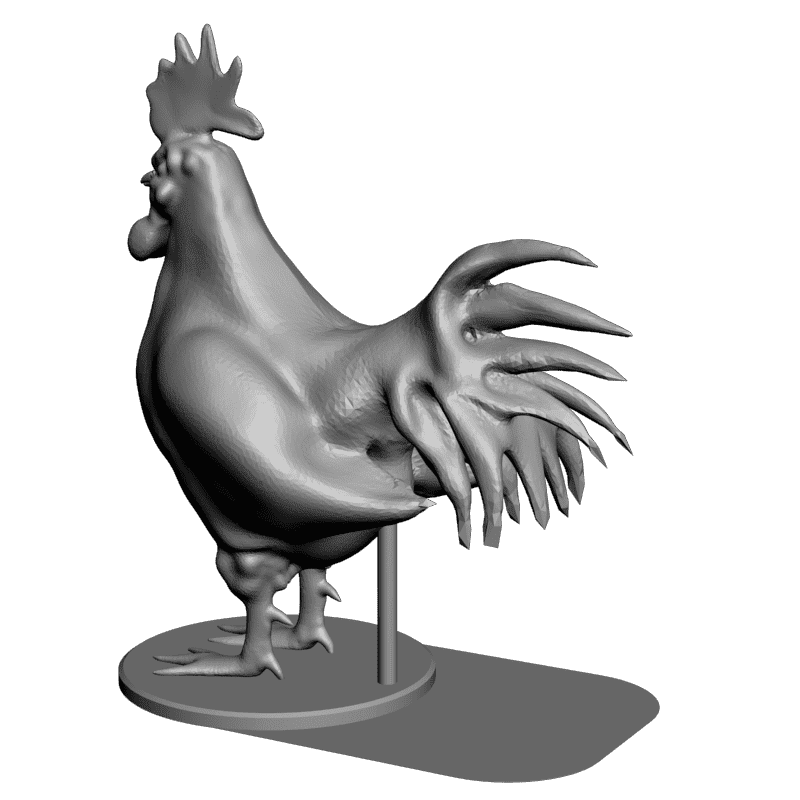 картинка Петух F3-064 3D-STL.COM