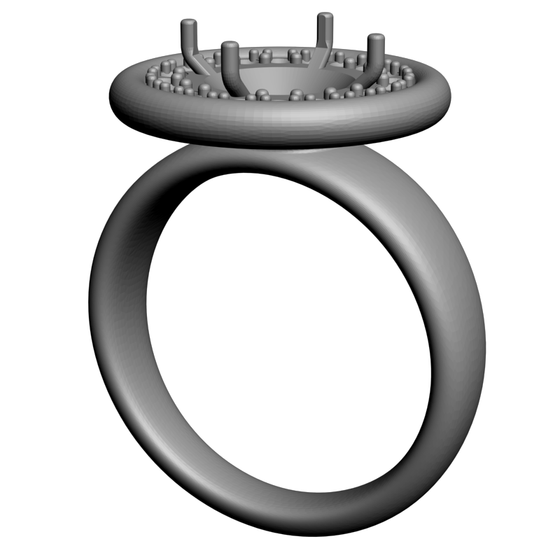картинка Кольцо B Луческу RY2-123 3D-STL.COM