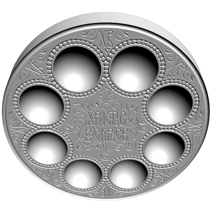 картинка Подставка для пасхальных яиц V8-023 3D-STL.COM
